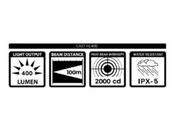 Eclairage Cast HL 400 9 Eclairage Cast HL 400 -Magasin De Vélos Cast HL400@400000225@5