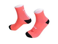 Chaussettes Liv Custom -Magasin De Vélos CustomSocks Coral Front