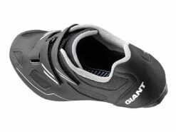 Chaussures Bolt 6 Chaussures Bolt -Magasin De Vélos GIANT BOLT ROAD SHOE BLACK SILVER ANGLE