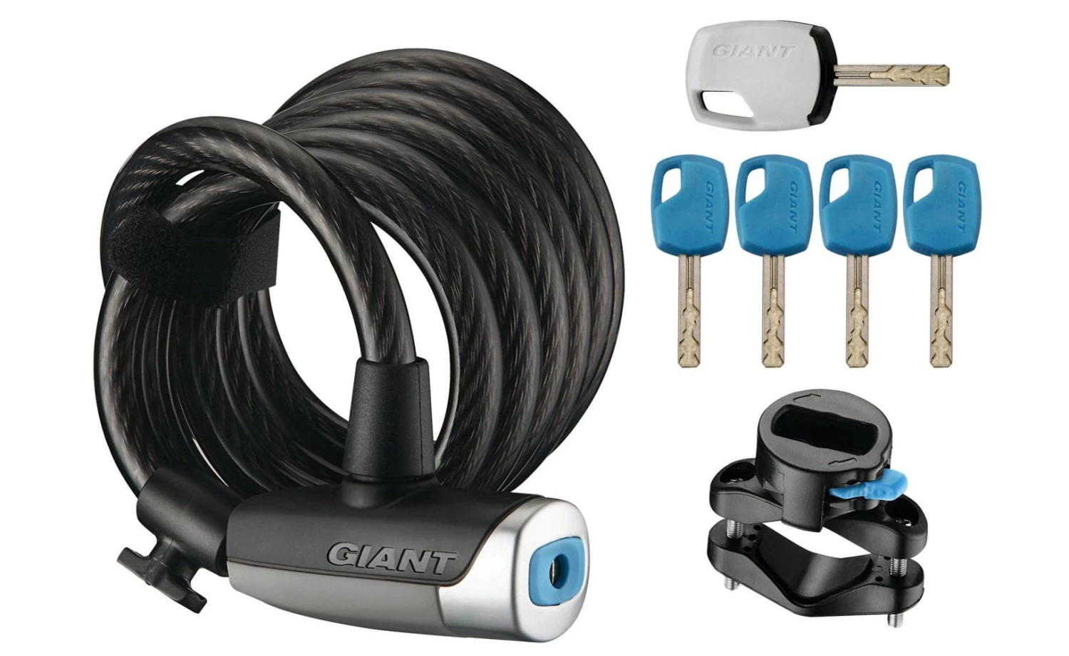 Antivol Flex Key Coil 15 - 15mm X 185cm 1 Antivol Flex Key Coil 15 - 15mm X 185cm