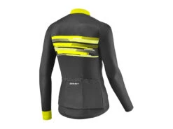 Maillot ML Rival -Magasin De Vélos RIVAL LS JERSEY BALCK YELLOW REAR 02