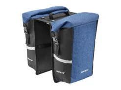 Paire De Sacoches Latérales Arrière Mik Bleu/noir